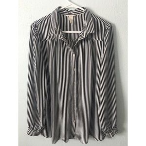 H&M long sleeve blouse